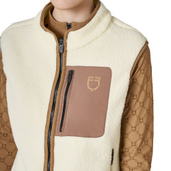 Dames teddyfleece bodywarmer met borstzak Equestro