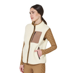 Dames teddyfleece bodywarmer met borstzak Equestro