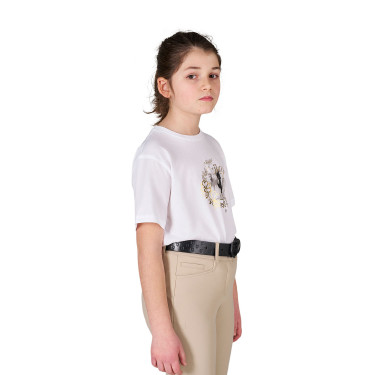 Meisjes T-shirt Born To Be Wild van katoen Equestro kinderen