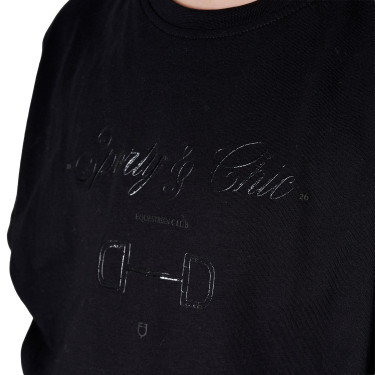Meisjes T-shirt Sporty & Chic van katoen Equestro kinderen
