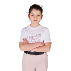 Meisjes T-shirt Stone Horse in katoen Equestro kinderen Meisjes T-shirt Stone Horse in katoen Equestro kinderen