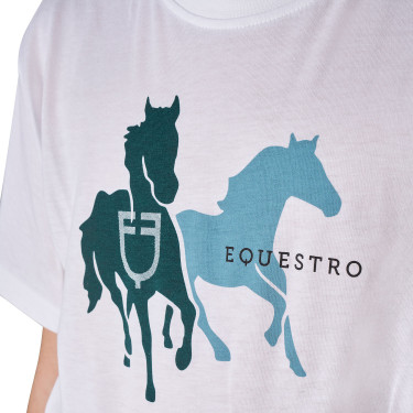 Kinder T-shirt van ademend katoen Equestro