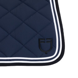 Zadeldek spring Double Stripes in technische stof Equestro Zadeldek spring Double Stripes in technische stof Equestro