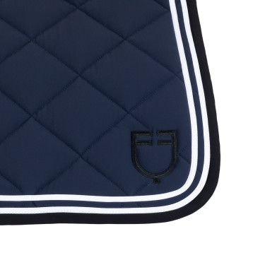 Zadeldek spring Double Stripes in technische stof Equestro Zadeldek spring Double Stripes in technische stof Equestro