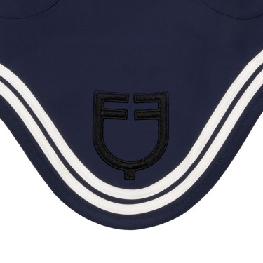 Oornetje Double Stripes in technische stof Equestro