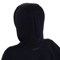 Unisex kinderhoodie met rits Equestro Zwart / zwart