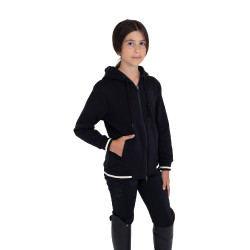 Unisex kinderhoodie met rits Equestro