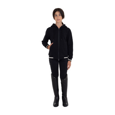Unisex kinderhoodie met rits Equestro