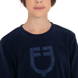 Unisex kinderrondehals sweatshirt in fleece Equestro