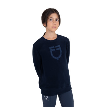 Unisex kinderrondehals sweatshirt in fleece Equestro