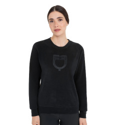 Dames sweatshirt met ronde hals in fleece Equestro