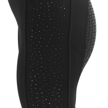 Dameslegging met hoge taille met riemlussen en strass Equestro dames