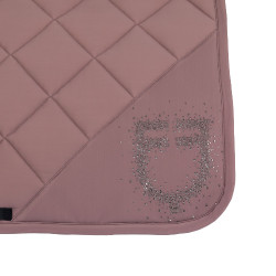 Dressuursingeldek Equestro-logo met strass Gewei Beige