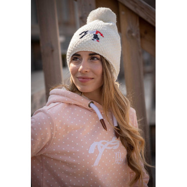 Warme paardrijbeanie Pénélope Timy winter