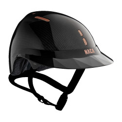 Carbon Paardrijhelm met Ventilatie & Veiligheid