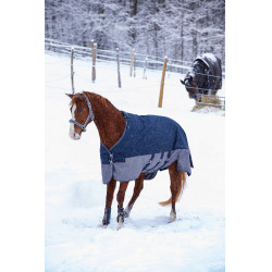 Waterdichte paardendeken met buikflap Equithème