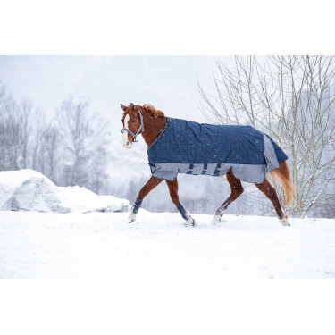 Waterdichte paardendeken met buikflap Equithème