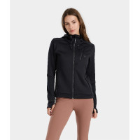 Dames paardrijcapuchonvest met rits Quest Horse Pilot