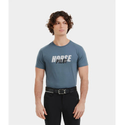 T-shirt Horse Pilot Team heren Vintage indigo Blauw