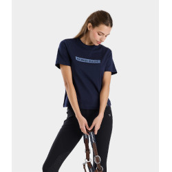 T-shirt Horse Pilot dames Team Marine Marineblauw