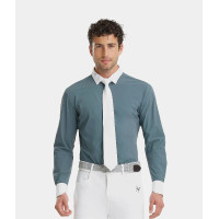 Wedstrijdshirt Aerolight met lange mouwen voor heren Horse Pilot Blauw bewolkt