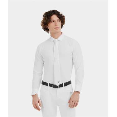 Wedstrijdshirt Aerolight met lange mouwen Horse Pilot heren Wit Wedstrijdshirt Aerolight met lange mouwen Horse Pilot heren Wit
