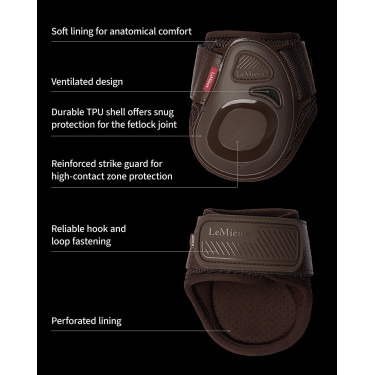 Compliant kogelbeschermer zwart LeMieux Zwart Compliant kogelbeschermer zwart LeMieux Zwart