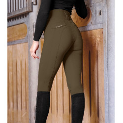 Rijbroek ELT Comfort Ride Glam dames Bruin groen Rijbroek ELT Comfort Ride Glam dames Bruin groen