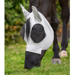 Waldhausen Puck vliegenmasker met neusbescherming Zilvergrijs