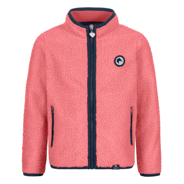 Fleecevest ELT Lucky Lana kind Rode roos / gelukshart Roze