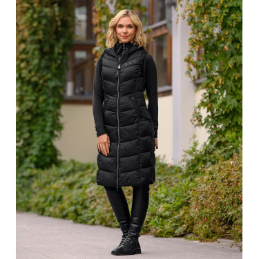 Lange en lichte bodywarmer ELT Oostende Zwart