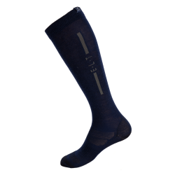Unisex ELT merinos paardrijsokken Diepblauw