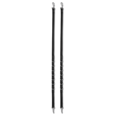Vaste nylon teugels Star Zwart