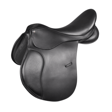 Comfort pony veelzijdig zadel van Waldhausen leder Zwart Comfort pony veelzijdig zadel van Waldhausen leder Zwart