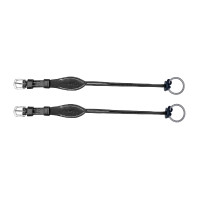 Montant de releveur Beris cuir par 2 Zwart