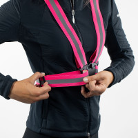 Verstelbaar hesje met reflecterende banden Horze Roze