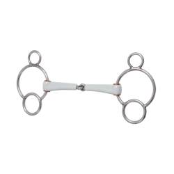 Bit 3 ringen Beris enkelgebroken Medium Wit