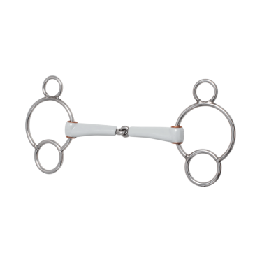 Bit 3 ringen Beris enkelgebroken Medium Wit