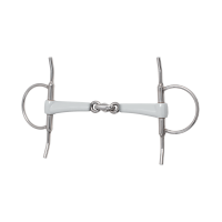 Beris dubbelgebroken naaldtrens Medium Wit