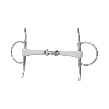 Beris dubbelgebroken naaldtrens Medium Wit