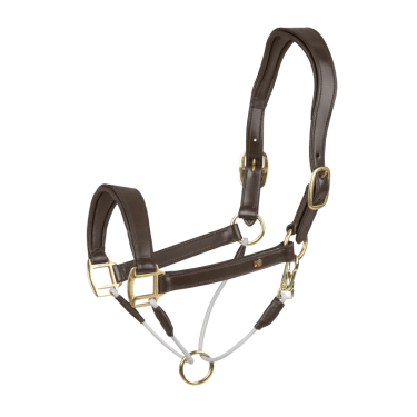 Lederen halster Waldhausen S-Line Royal Bruin