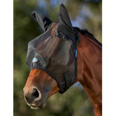 ComFiTec Insect Guard Vliegendeken Masker met Oren Weatherbeeta Zwart