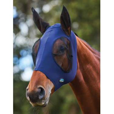 ComFiTec Stretch vliegendekenmasker met oren Weatherbeeta Marine / zwart Blauw