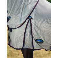 ComFiTec Airflow vliegendeken met afneembare hals Weatherbeeta Grijs / marine / bordeaux