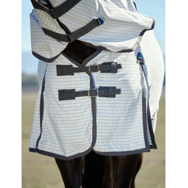 Hybride Sheet Combo Weatherbeeta Wit / houtskoolkleurig Hybride Sheet Combo Weatherbeeta Wit / houtskoolkleurig