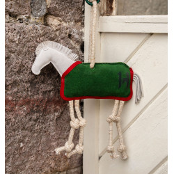 Horseware Stalspeeltje Wit / groen