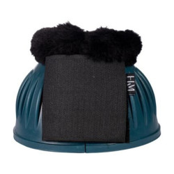 Rubberen springschoenen Atlanta met bontrand HKM Petroleum Blauw Rubberen springschoenen Atlanta met bontrand HKM Petroleum Blauw