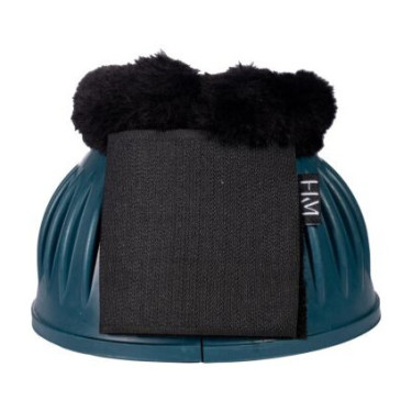 Rubberen springschoenen Atlanta met bontrand HKM Petroleum Blauw Rubberen springschoenen Atlanta met bontrand HKM Petroleum Blauw