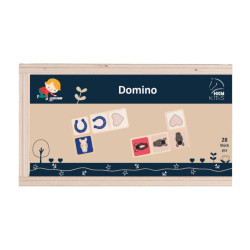 Domino HKM Gevlekt Beige Domino HKM Gevlekt Beige