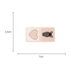 Domino HKM Gevlekt Beige Domino HKM Gevlekt Beige